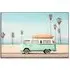 Pacific VW Van Wall Art - Pastel