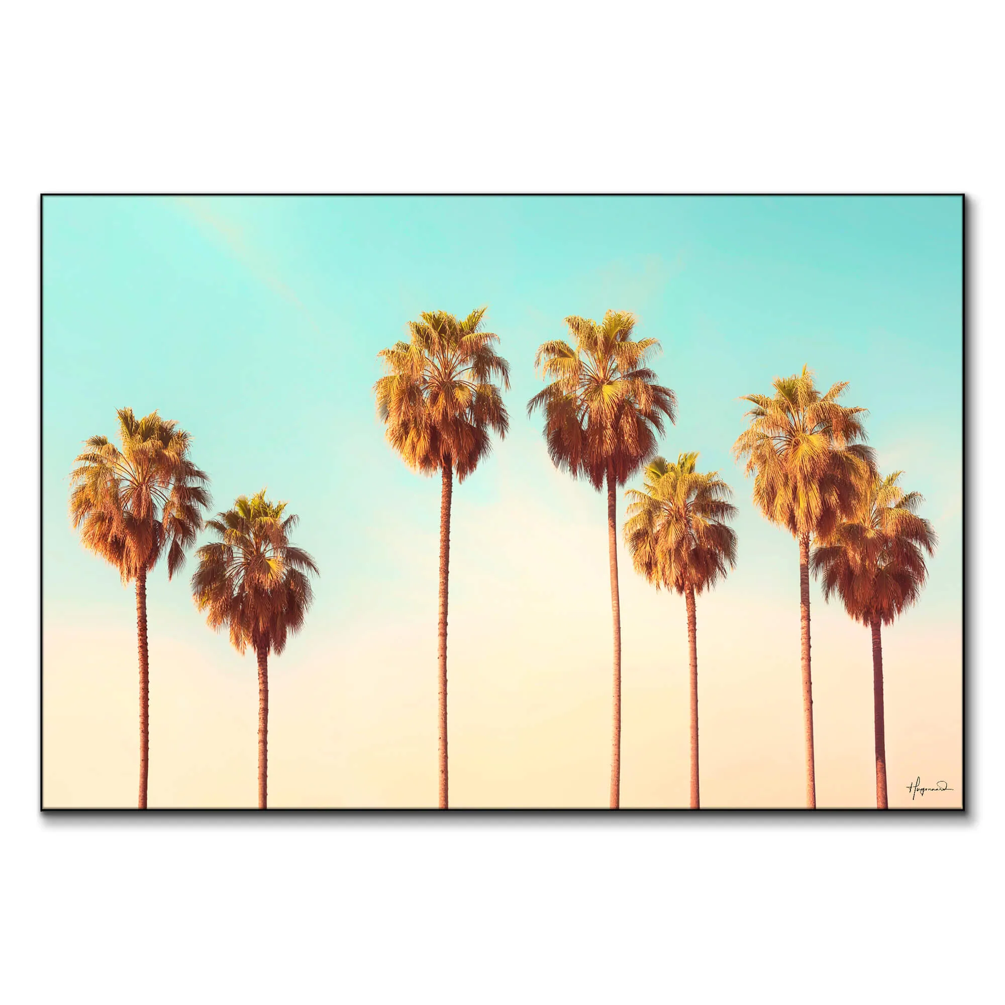 Philippe HUGONNARD Hollywood Palms Wall Art - Pastel image