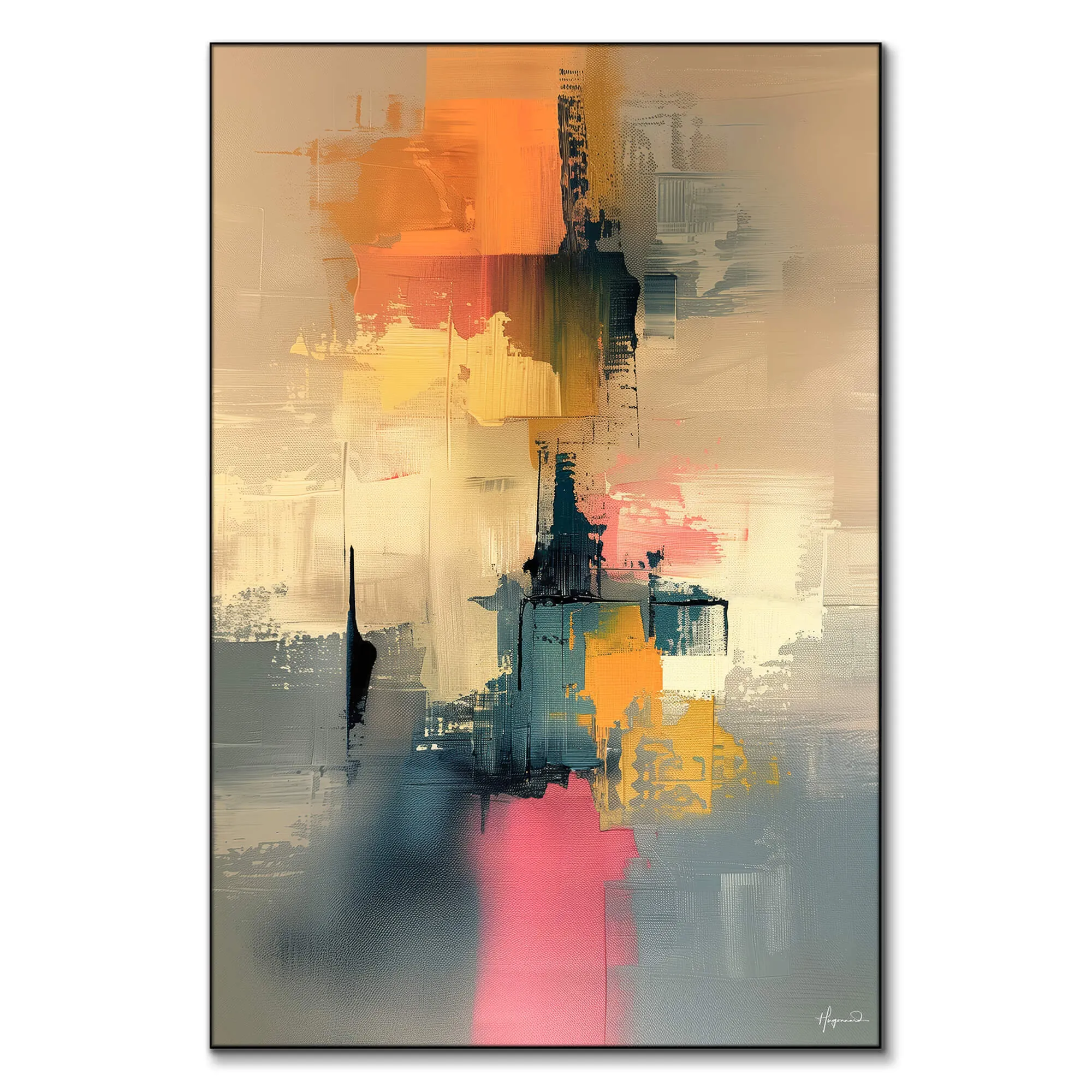 Philippe HUGONNARD Metropolis IV Wall Art - Warm image
