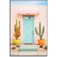 Pretty Pastel Palm Springs Wall Art - Pastel