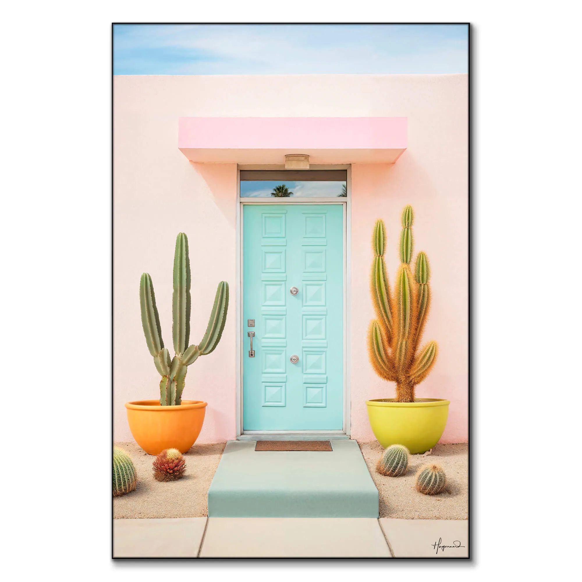 Pretty Pastel Palm Springs Wall Art - Pastel image