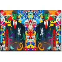 Double Magritte Wall Art - Vibrant