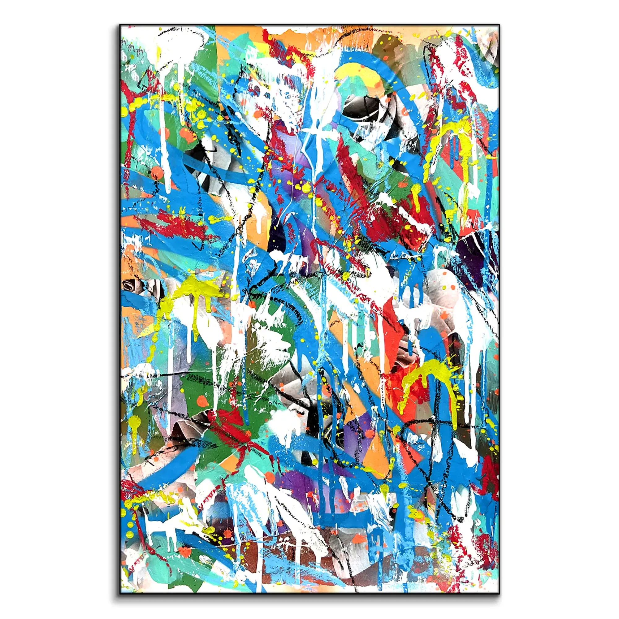 Front Row Abstract Wall Art - Vibrant image