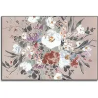 Posy Bouquet Wall Art - Pink