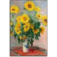 Bouquet of Sunflowers Wall Art Print - Yellow