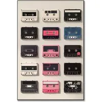Cassette Connoisseur Wall Art - Pink