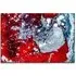 Ruby Flow Abstract Wall Art - Red