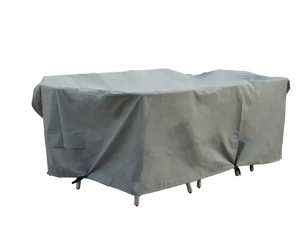 Aluminium Rectangle Table Set Cover - Khaki, Polyester product