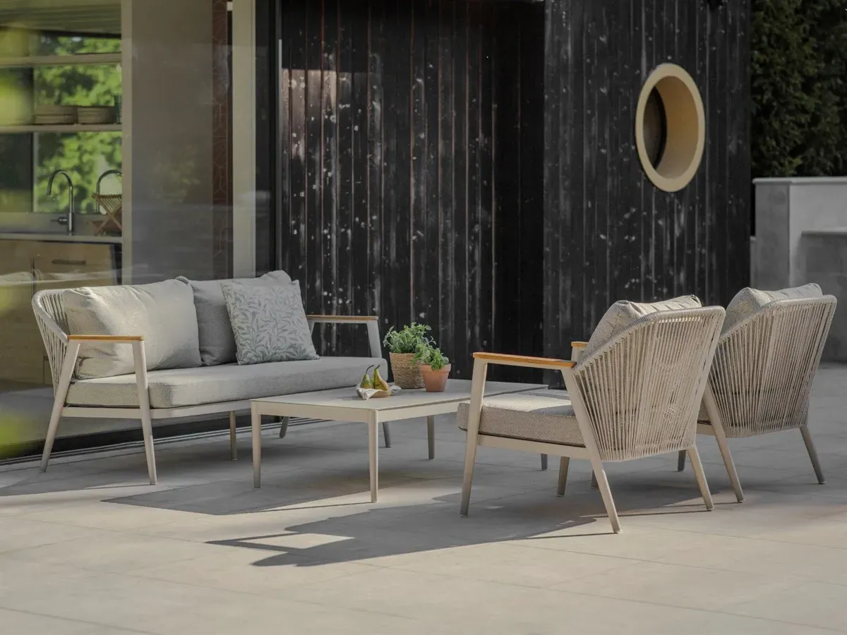 Antibes 2-Seater Sofa Set with Coffee Table & 2 Armchairs - Mocha product