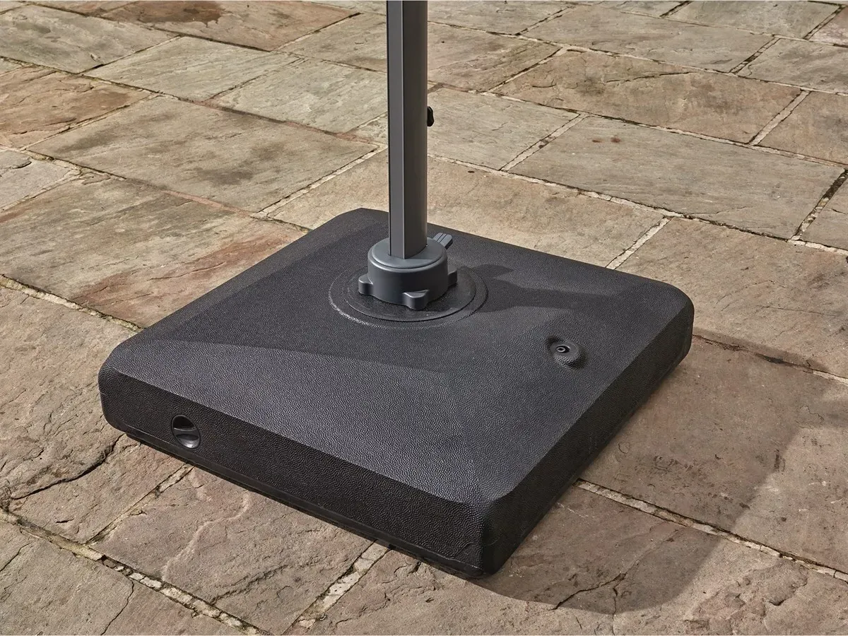 Cantilever Parasol Base with Wheels 120kg - Plastic product