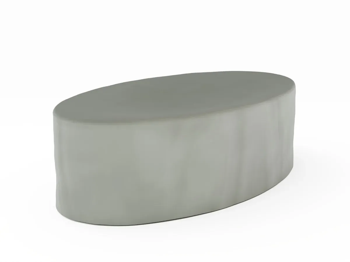 Elliptical 250x175cm Table Set Cover - Grey product