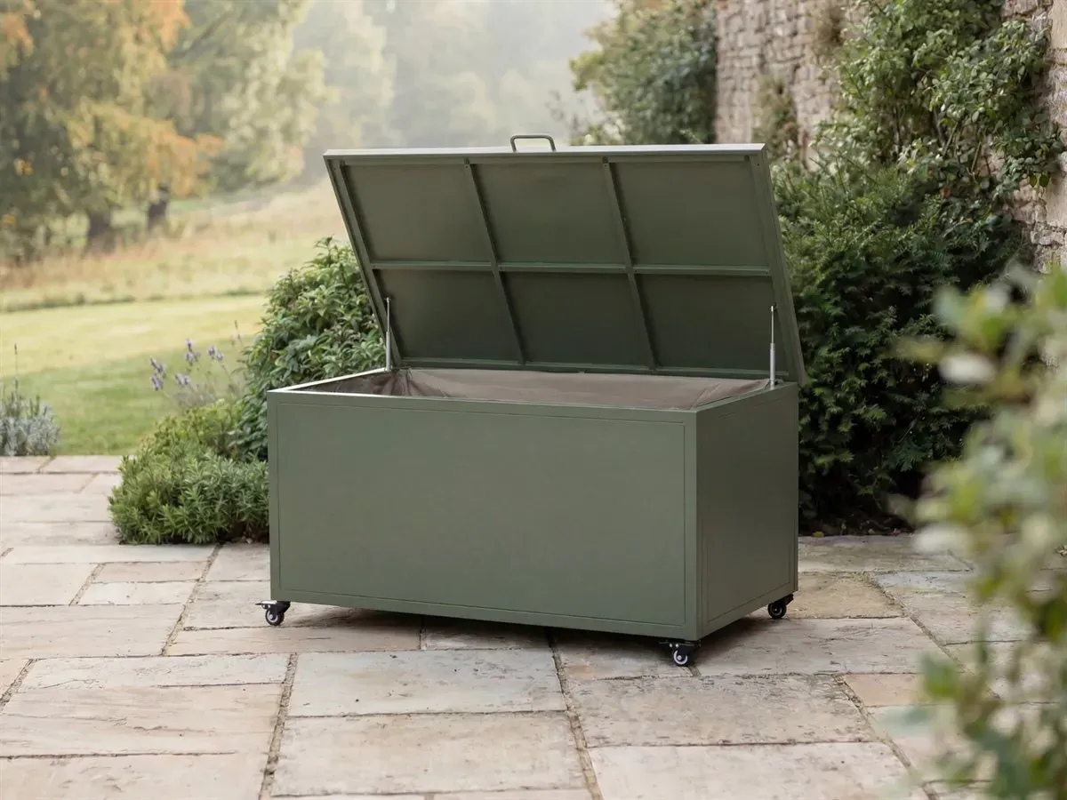Large Aluminium Cushion Box - Sage product
