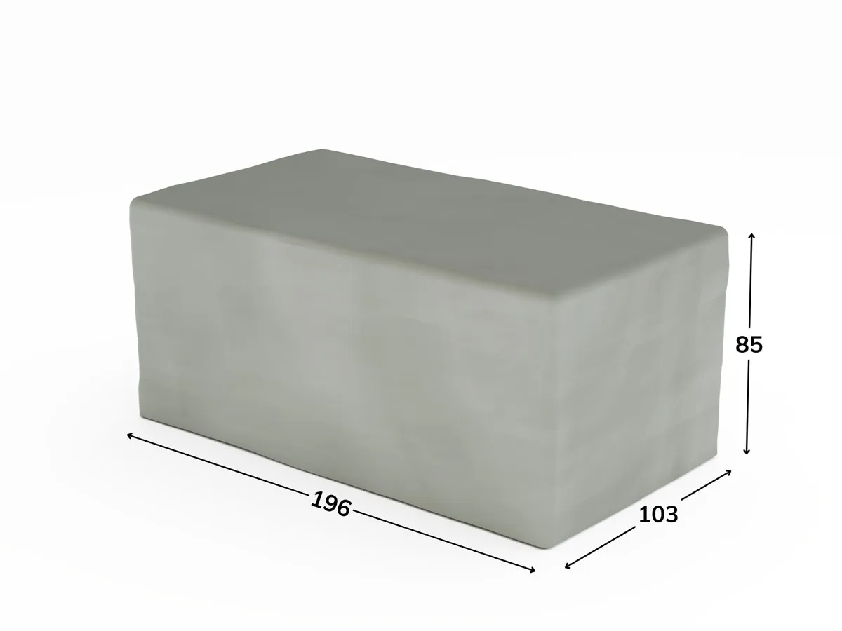 Large Rattan Cushion Box Cover - Grey product