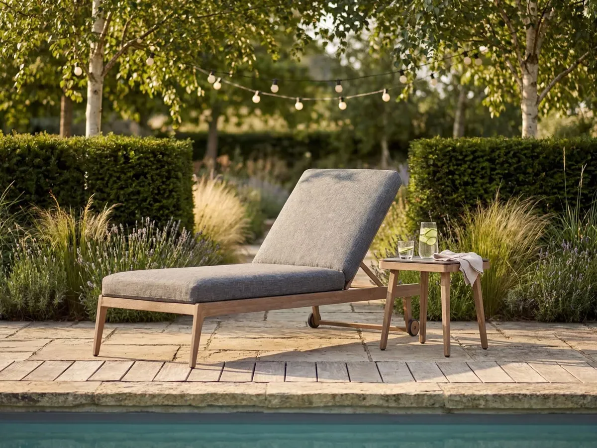 Manhattan Lounger with Side Table - Carbon product