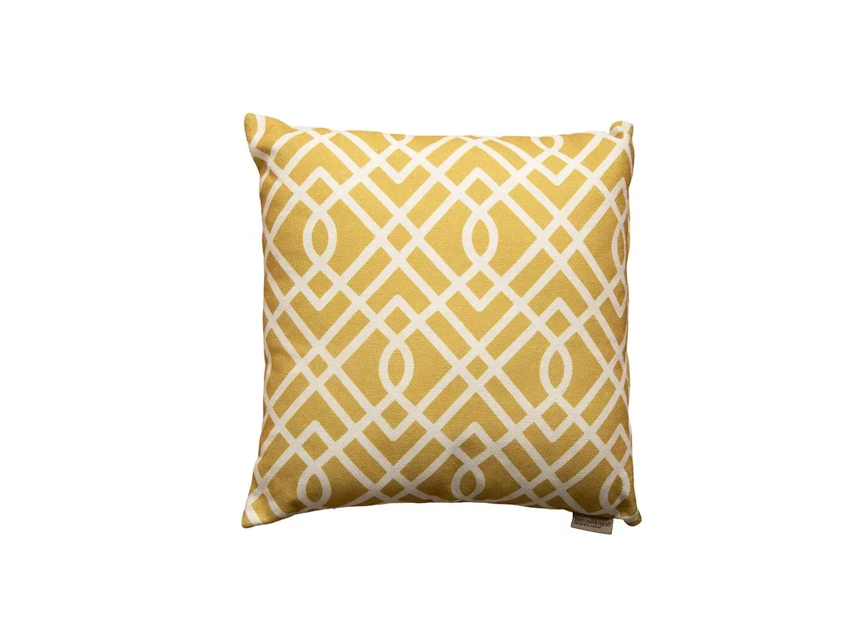 Maze Square Scatter Cushion - Ochre product