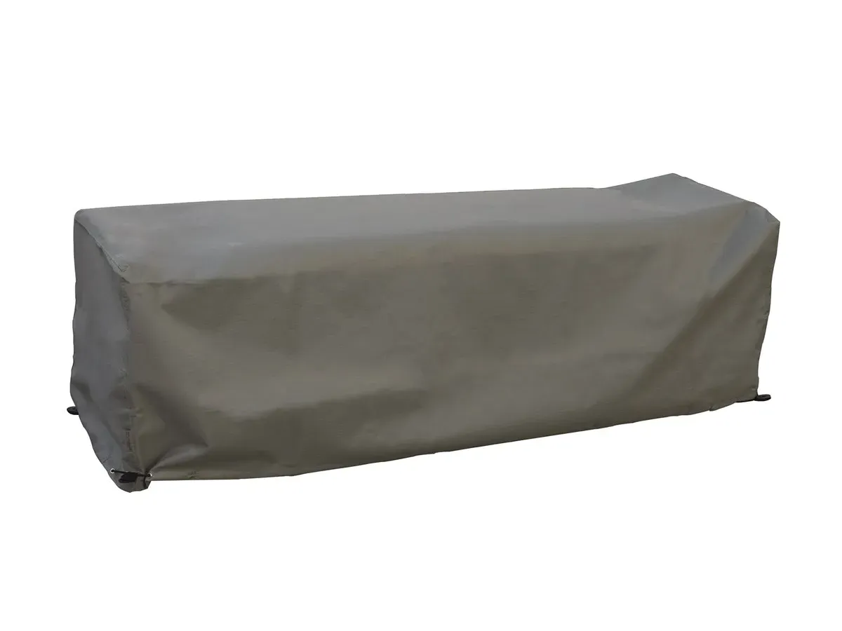 Rattan Long Bench Cover - Khaki, Polyester product
