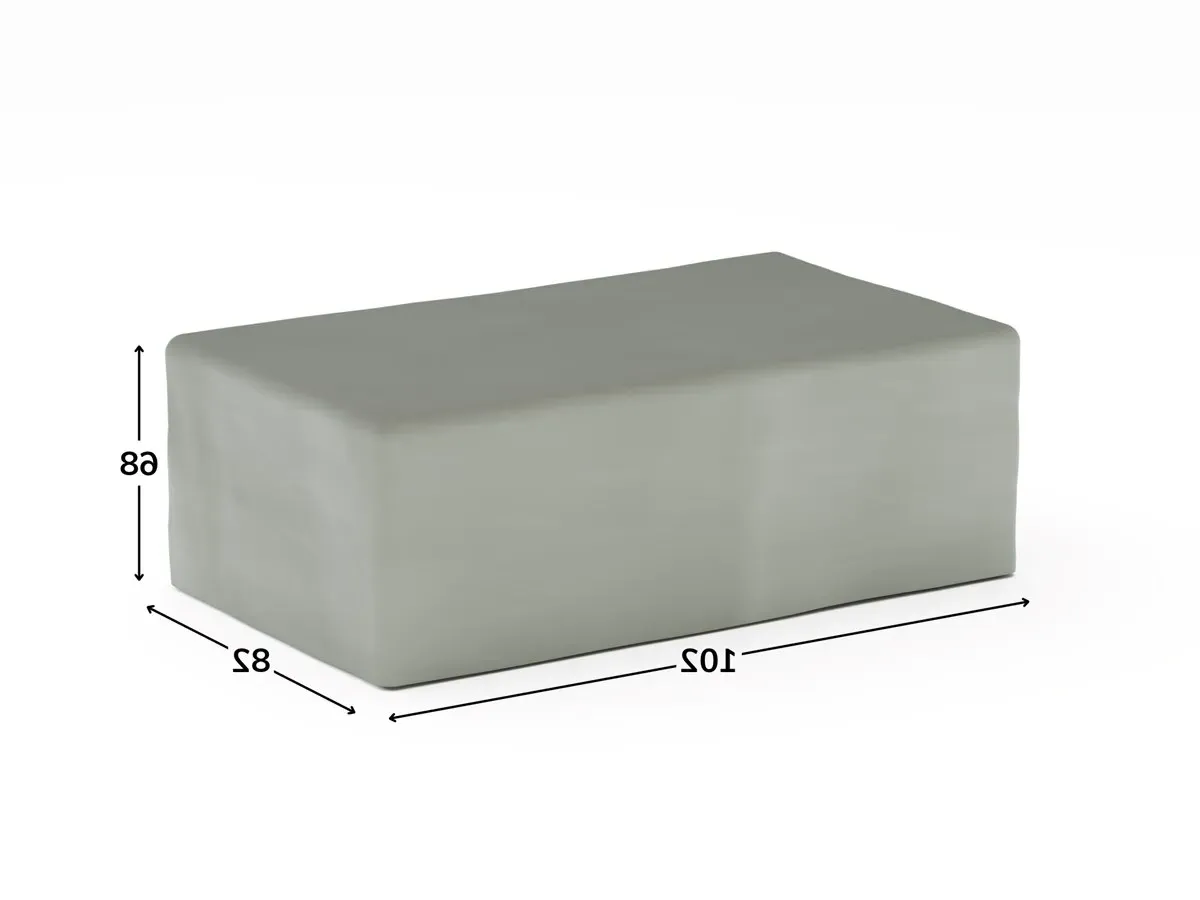 Rattan Mini Dual Height Table Cover - Grey product