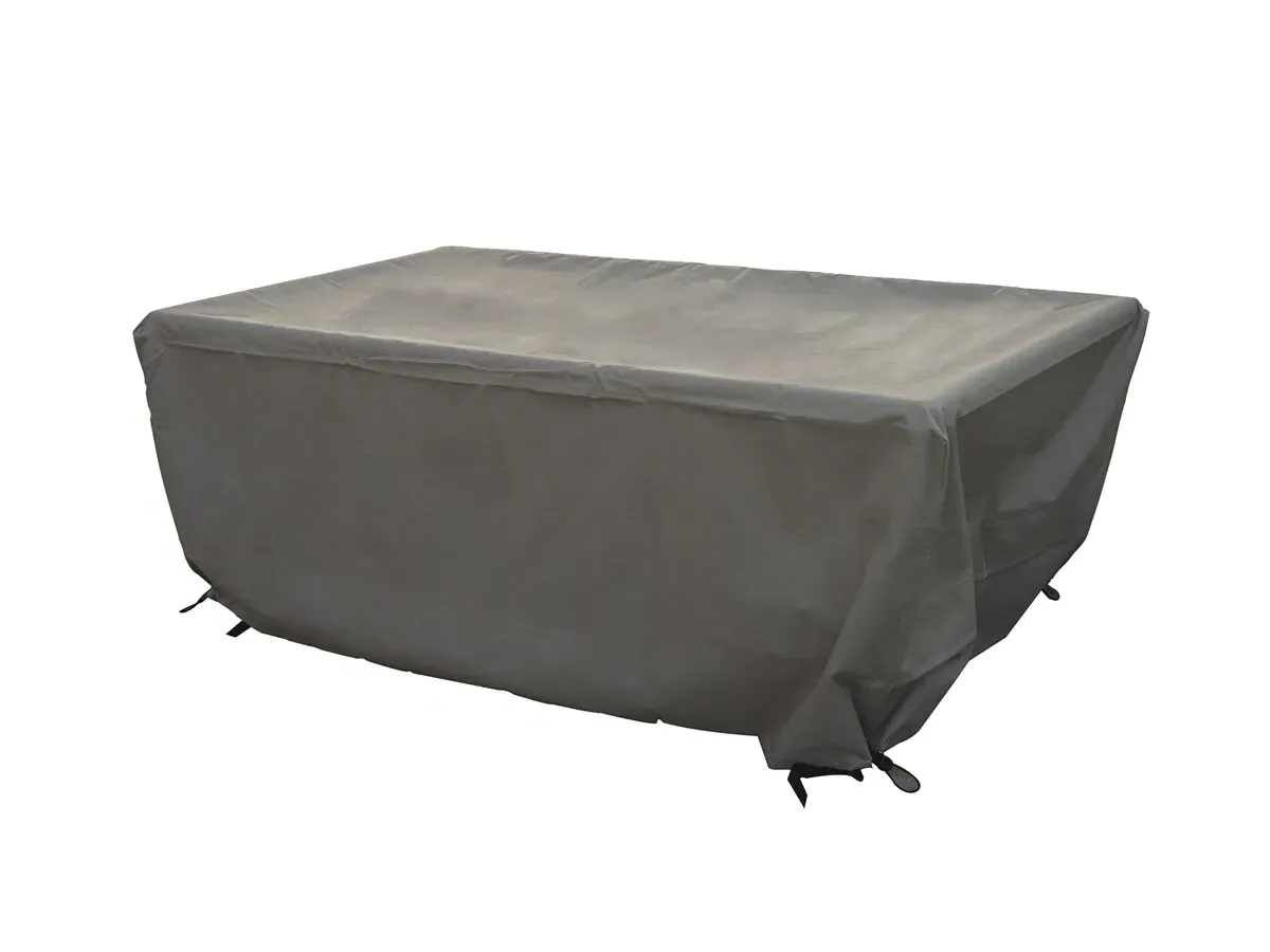 Rattan Rectangle Firepit Table Cover - Khaki product