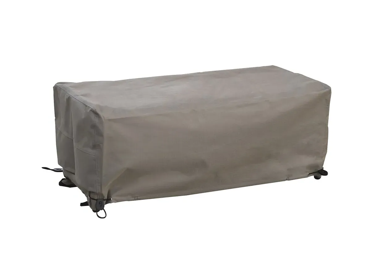 Rattan Short Bench Cover - Khaki product