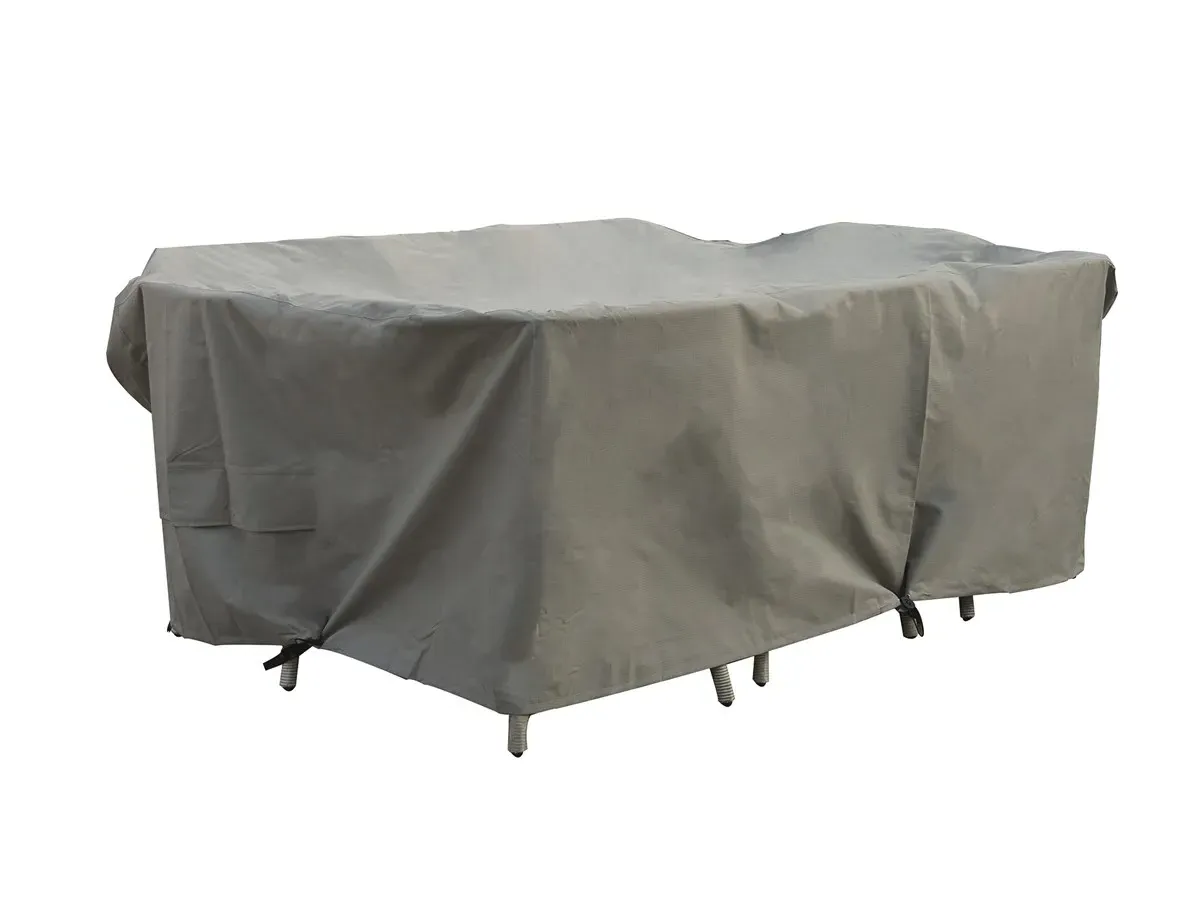Rectangle Firepit Table Set Cover - Khaki, Polyester product