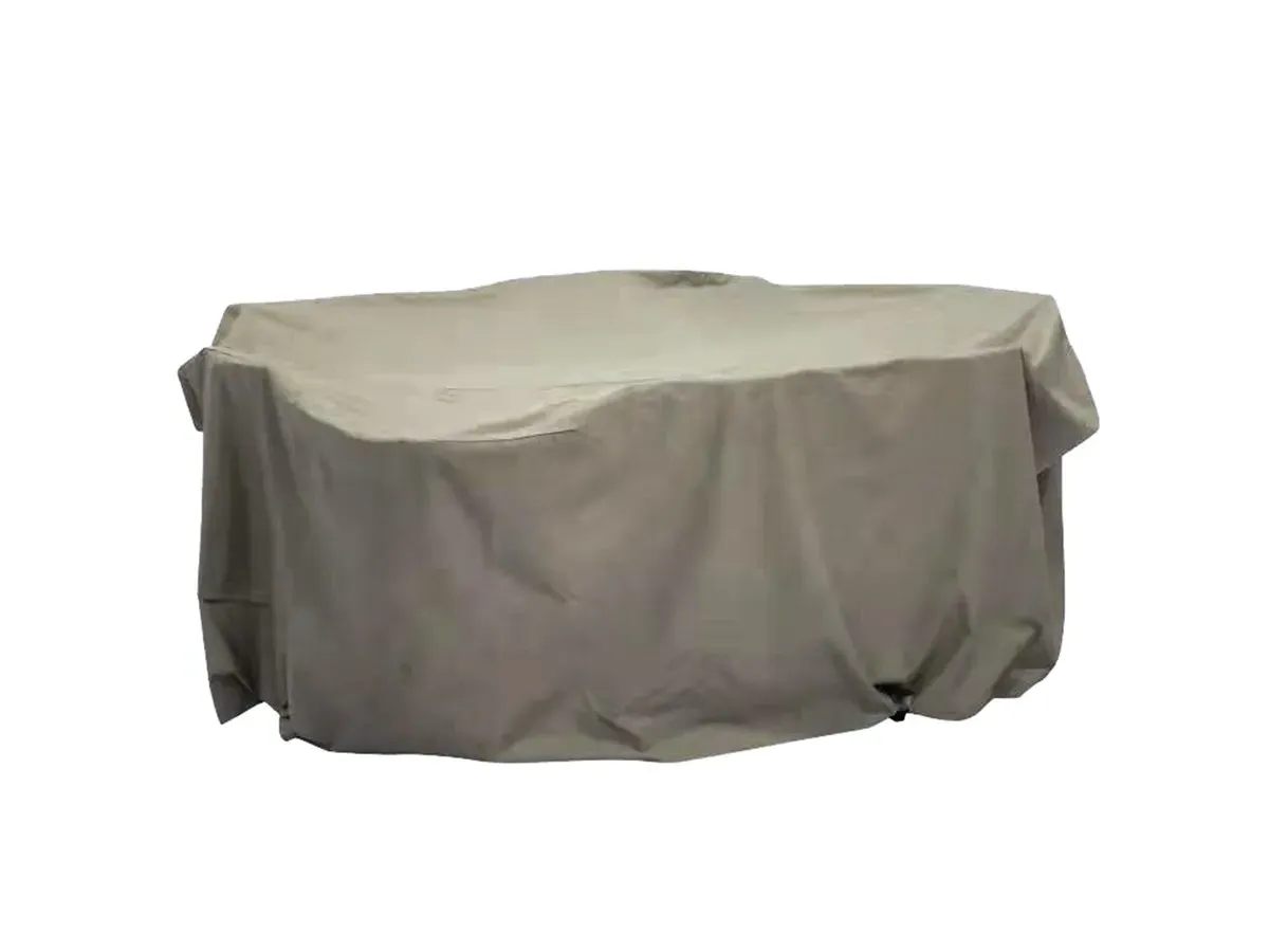 Seville 6-Seat Rectangle Dining Set Cover - Khaki product