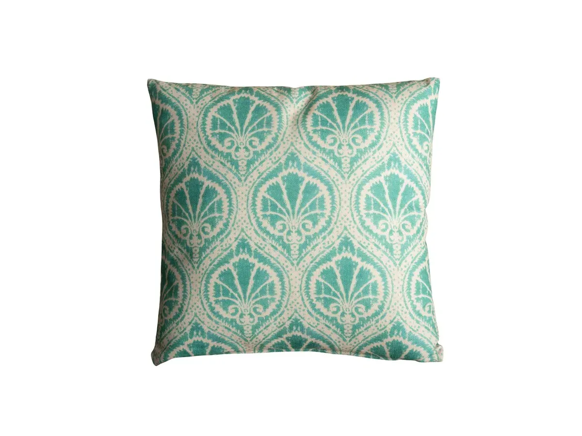 Square Scatter Cushion - Teal Motif product