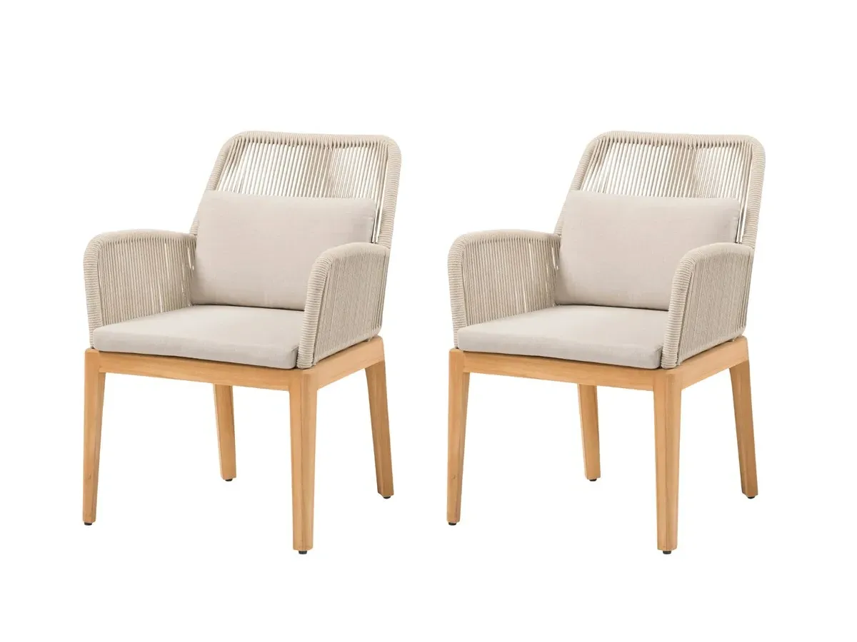 Stockholm Dining Chairs (Set of 2) - Ivory product
