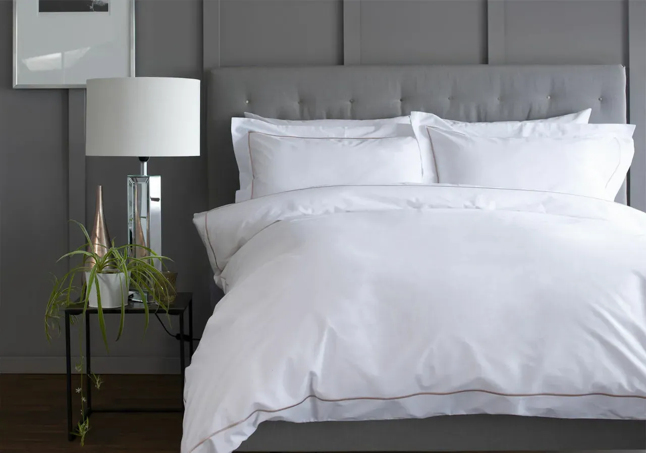 King Bed Linen Set - Blush, Cotton