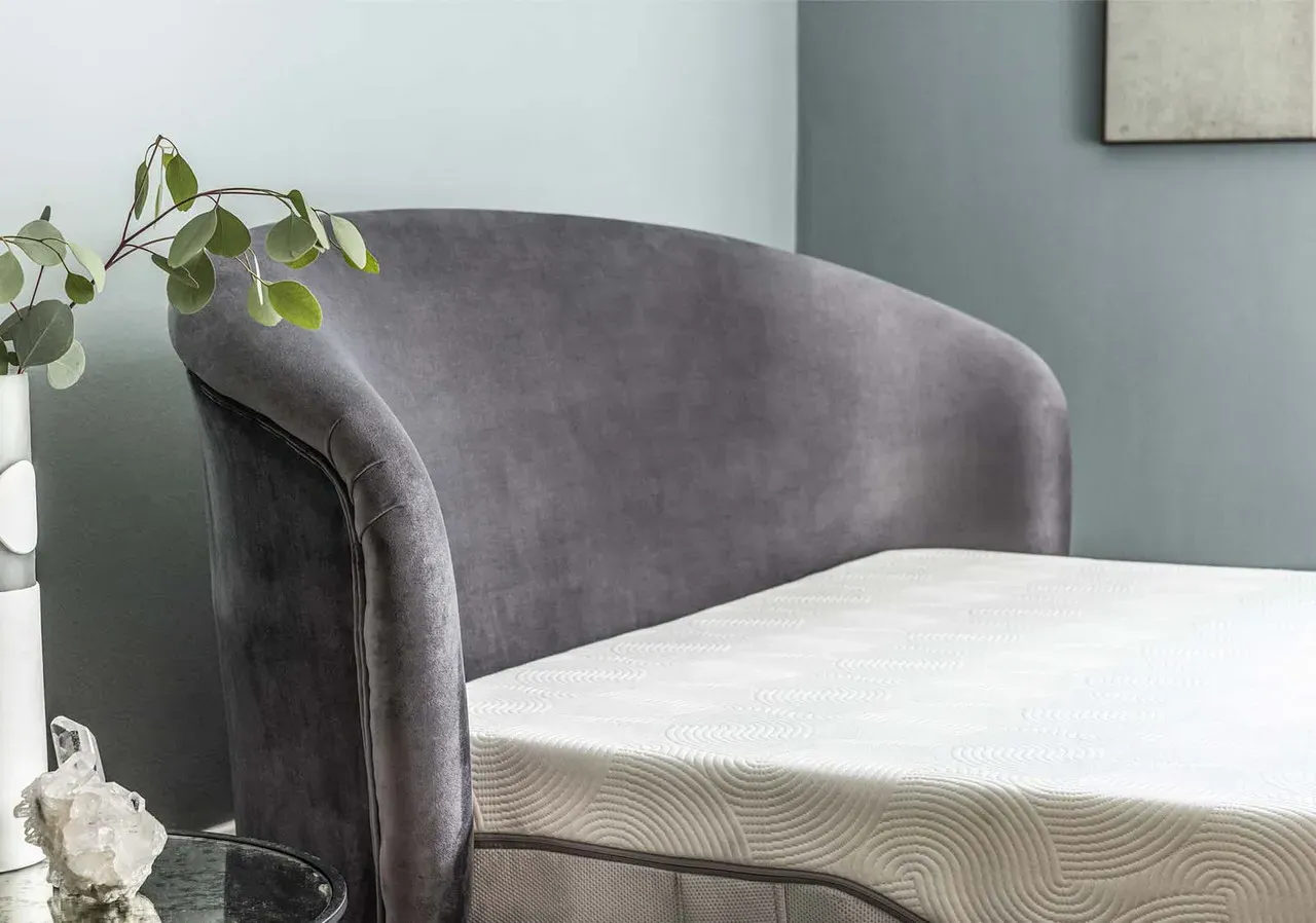 Super King Bed Frame - Diamond, Fabric