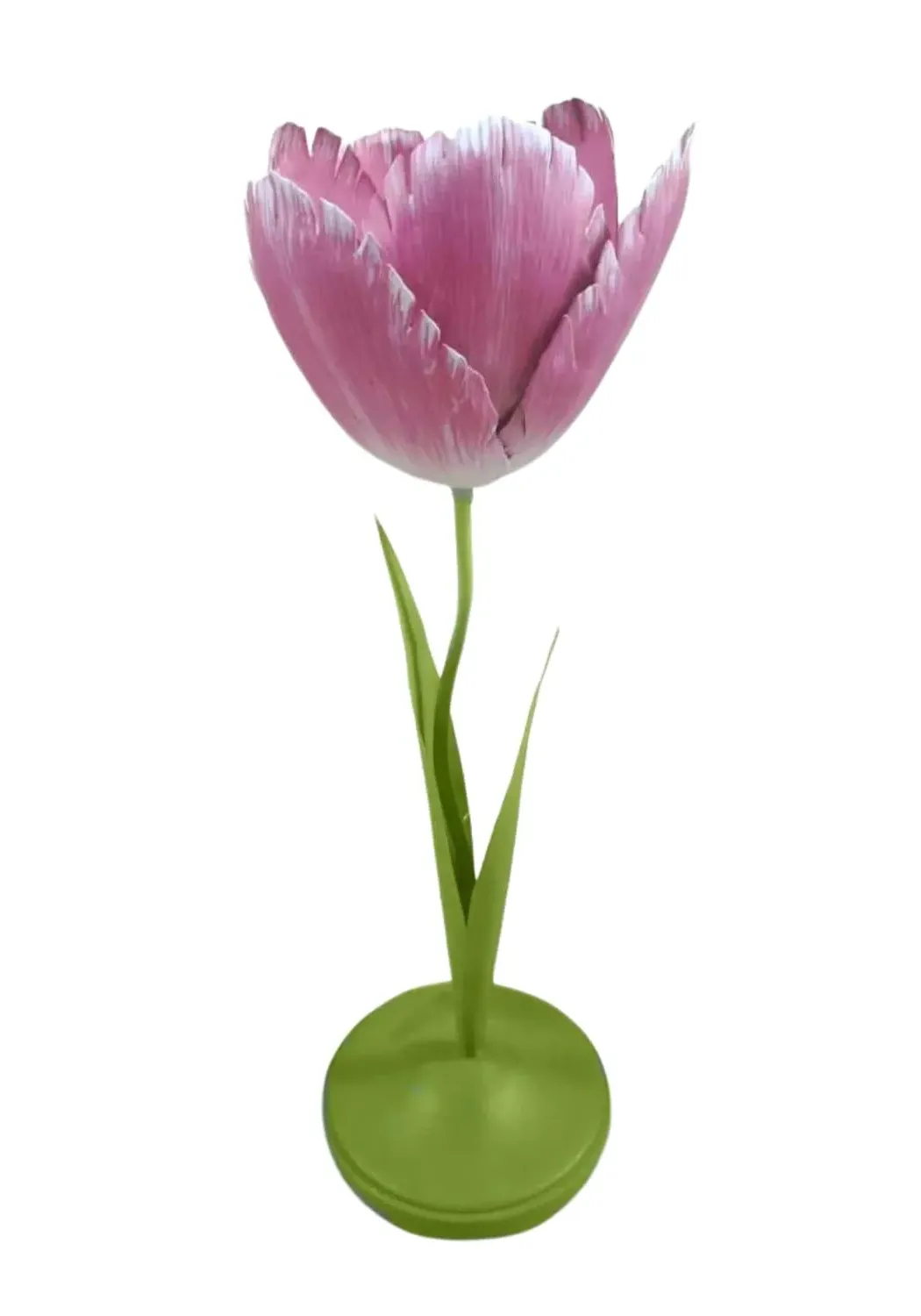Dahlia Pink Petal Candleholder - Pink, Tole product