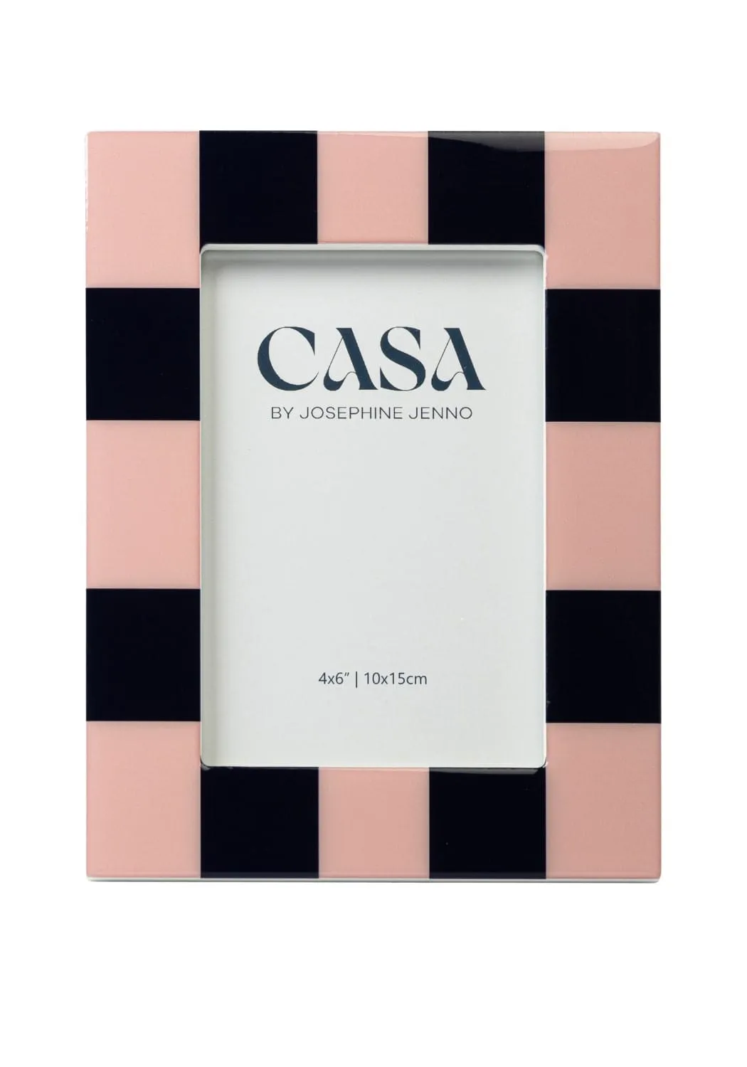 6x4 Photo Frame Geometric - Pink, Tile