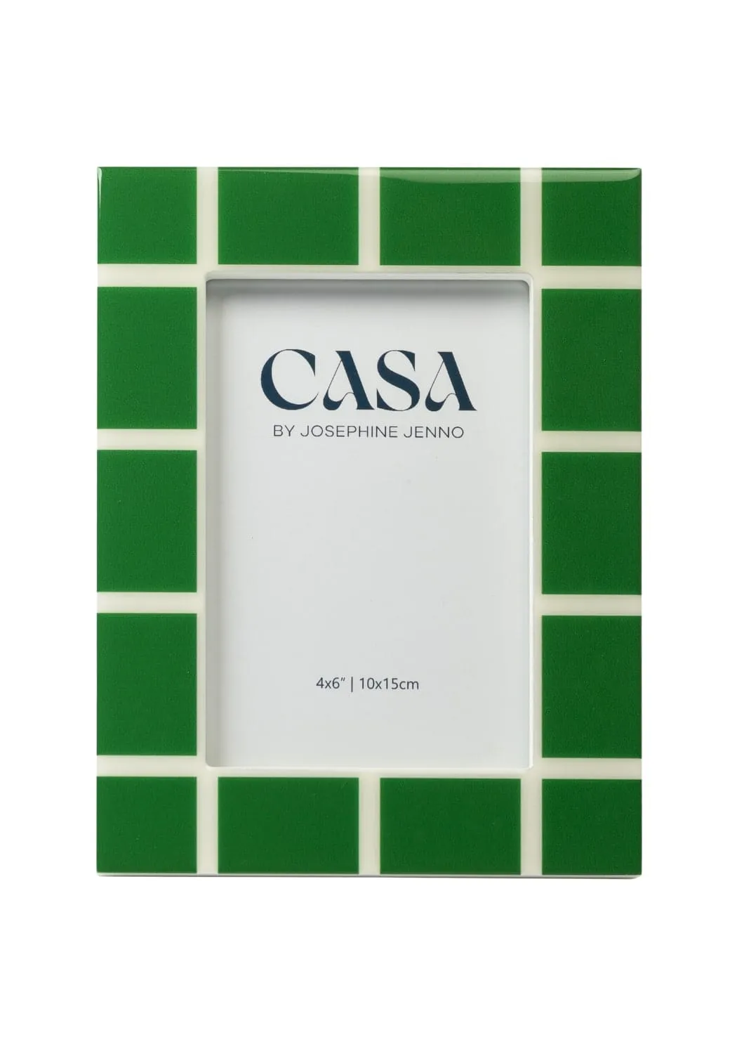 6x4 Photo Frame Mosaic Design - Green, Tile