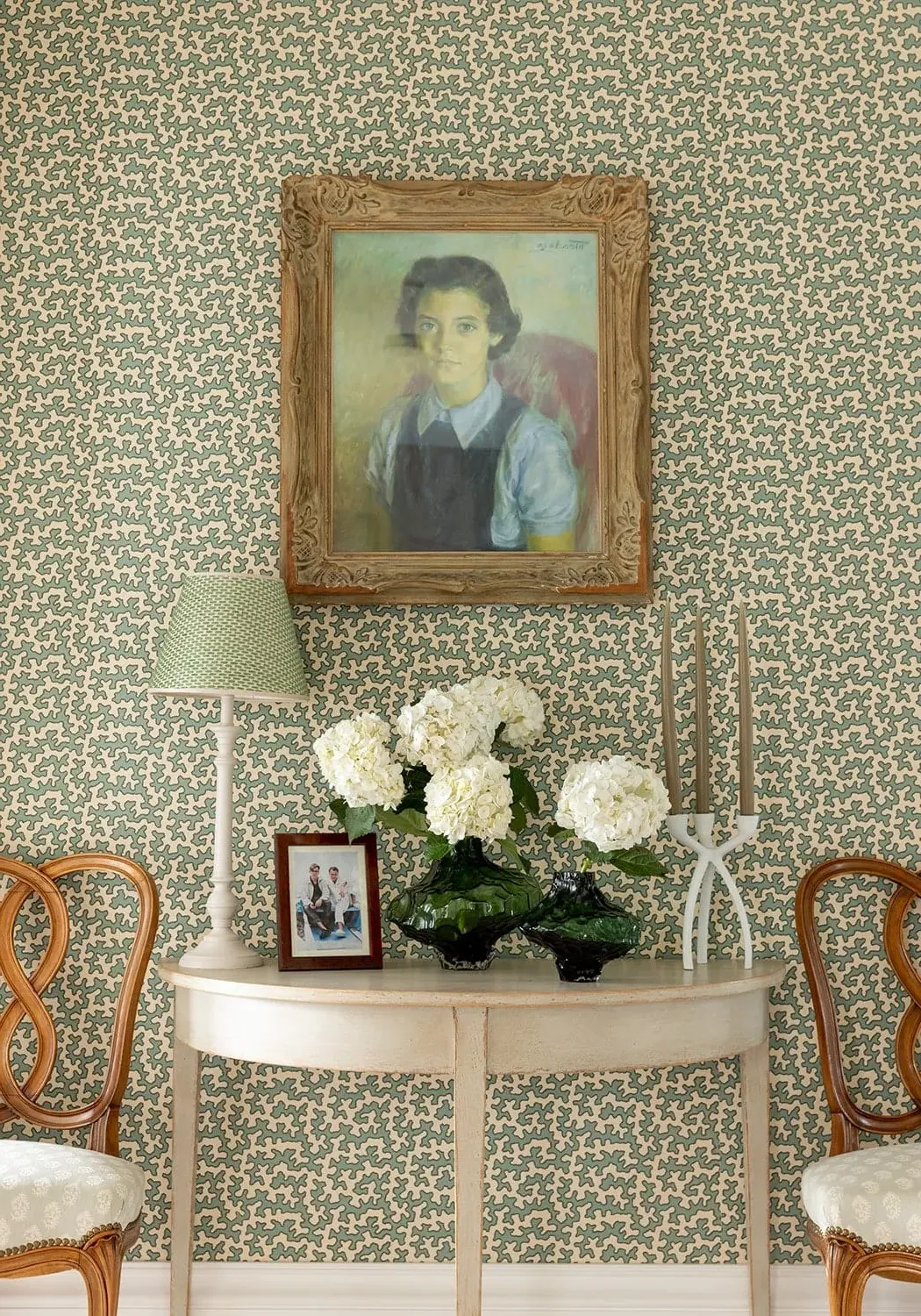 Large Ripple Vase - Green, Glass