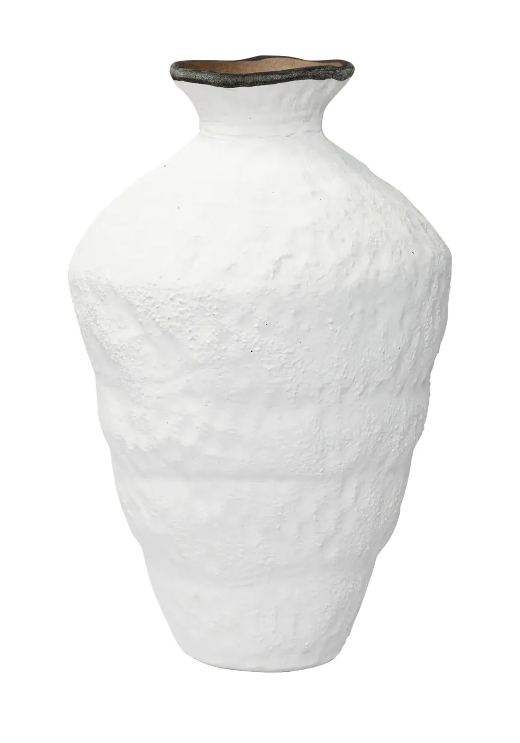 Tower Floor Vase - White