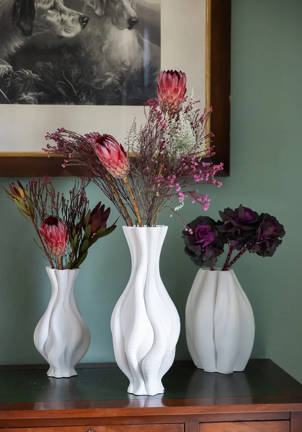 Twisted Ceramic Vase - White