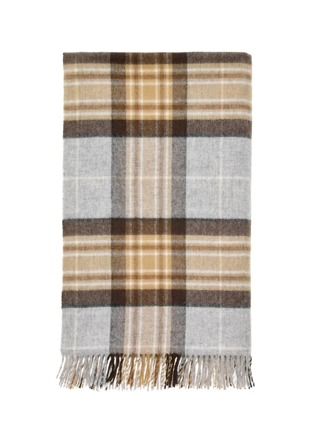 Highland Tartan Plaid Throw - Multi, Wool