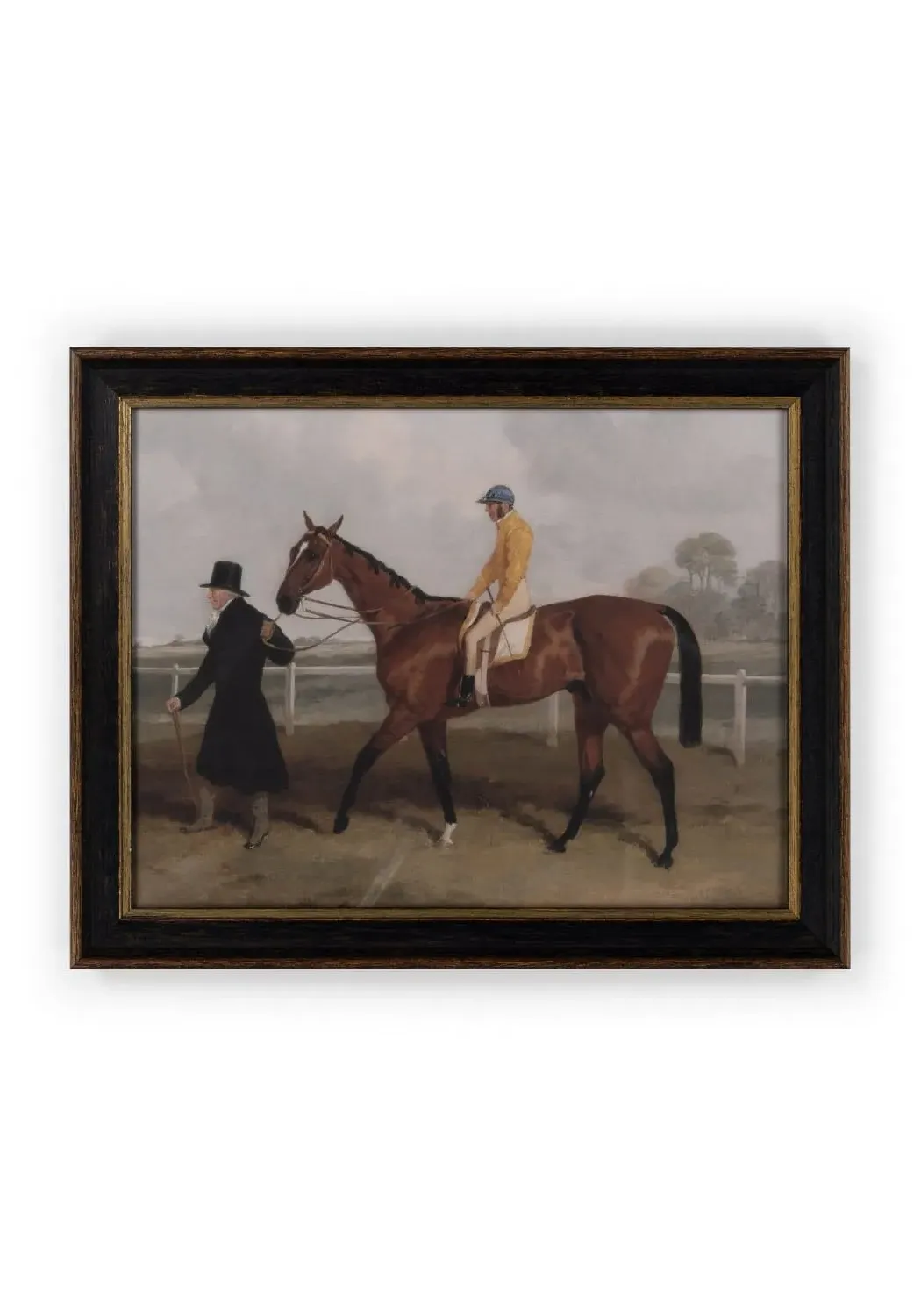 Morning Ride Portrait Race Track Print product