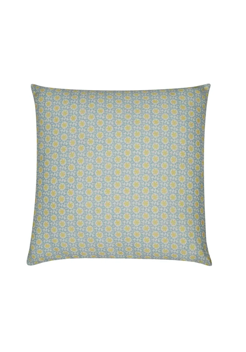 Cushion Cover with Floral Pattern - Green image
