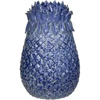 Large Pineapple Vase - Blue, Stoneware alternate view