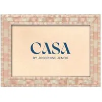 Mosaic 6x4 Photo Frame - Blush Pink, Wood alternate view