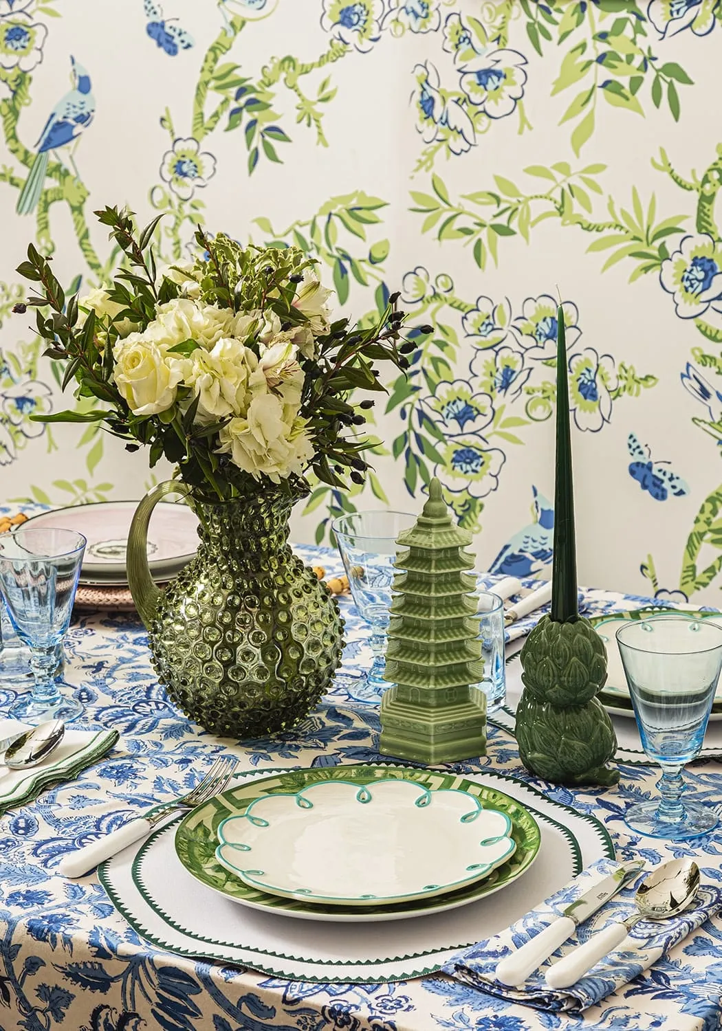 Round Placemats Set of 4 - Green product