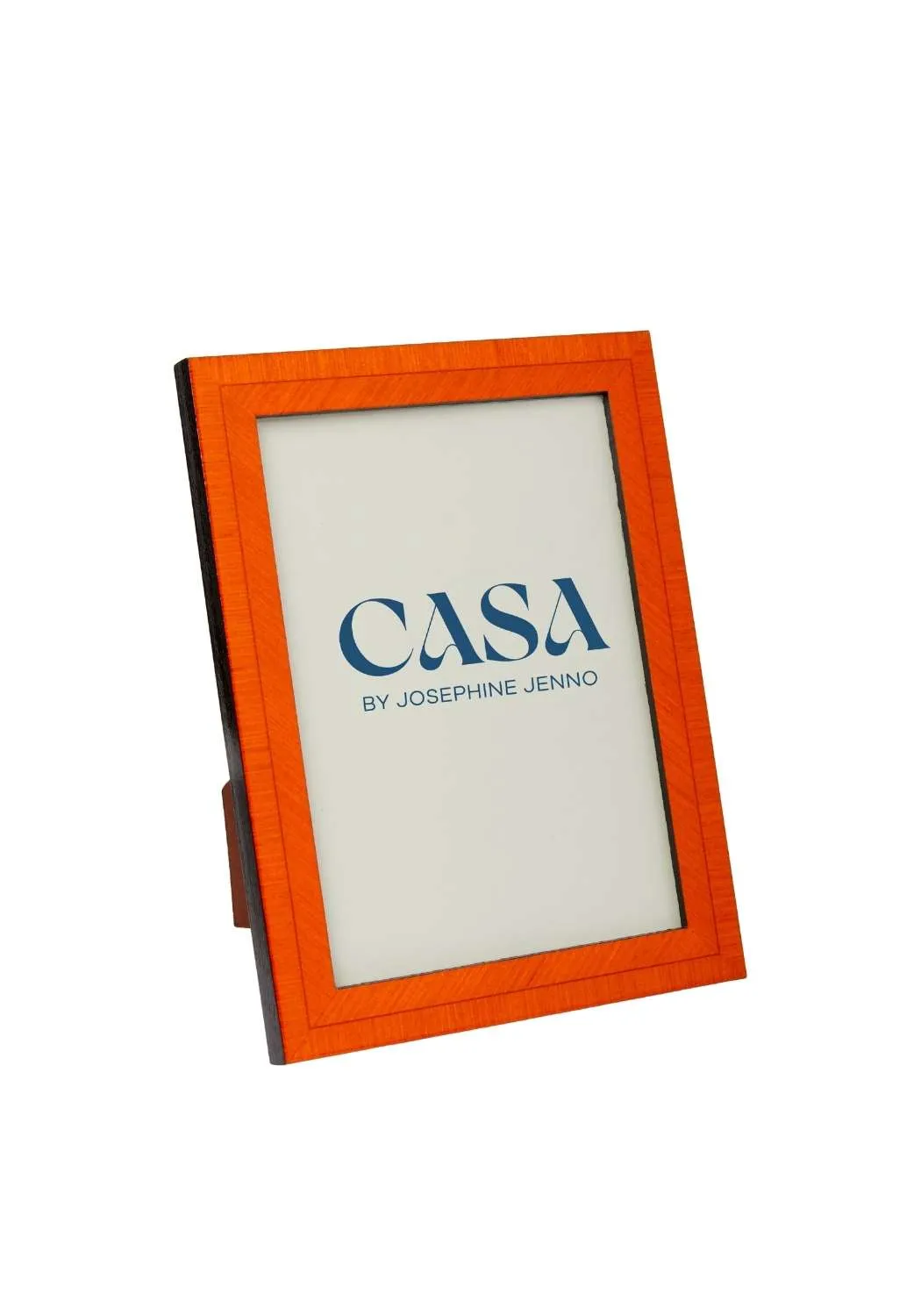 Colonna Marquetry Photo Frame 6x4" - Orange, Wood product