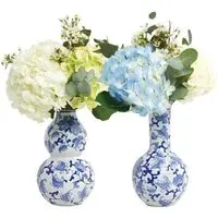 Dutch Delft Classic Vases Set of 2 - Blue alternate view