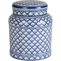 Small Storage Canister - Blue, Ceramic alternate view