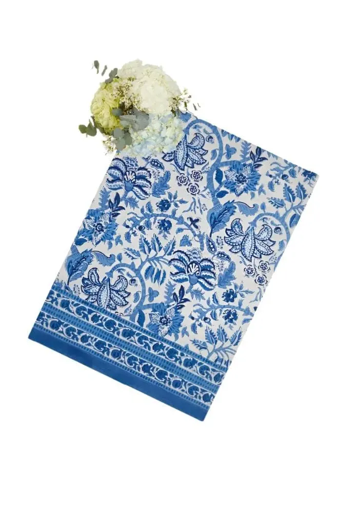 From Jaipur with Love Tablecloth - Blue, White product