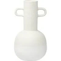 Bottle Vase with Handles - White, Ceramic alternate view