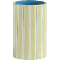 Small Ceramic Vase - Striped, Porcelain alternate view