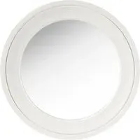 Round Wall Mirror - Ivory Frame alternate view