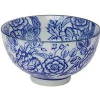 Chinoiserie Bowl - Blue, Ceramic alternate view
