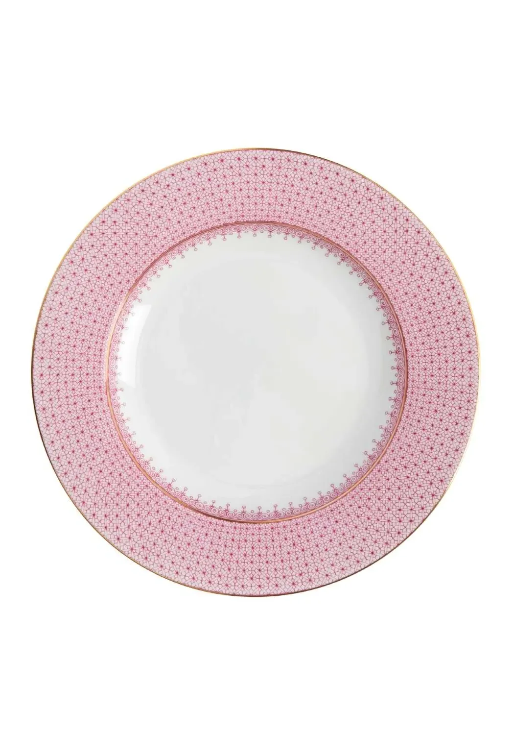 Pink Lace Dinner Plates Set of 4 - Pink product